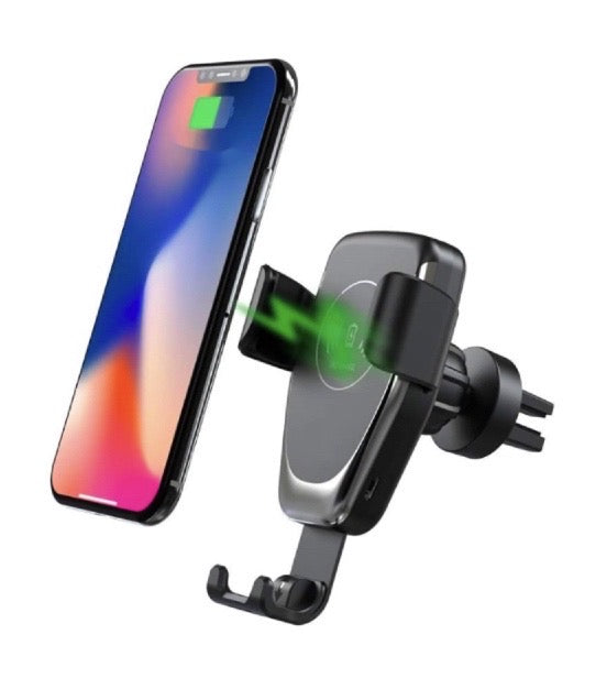 Car Mount Wireless Charger - Compatible with Apple and Android Products